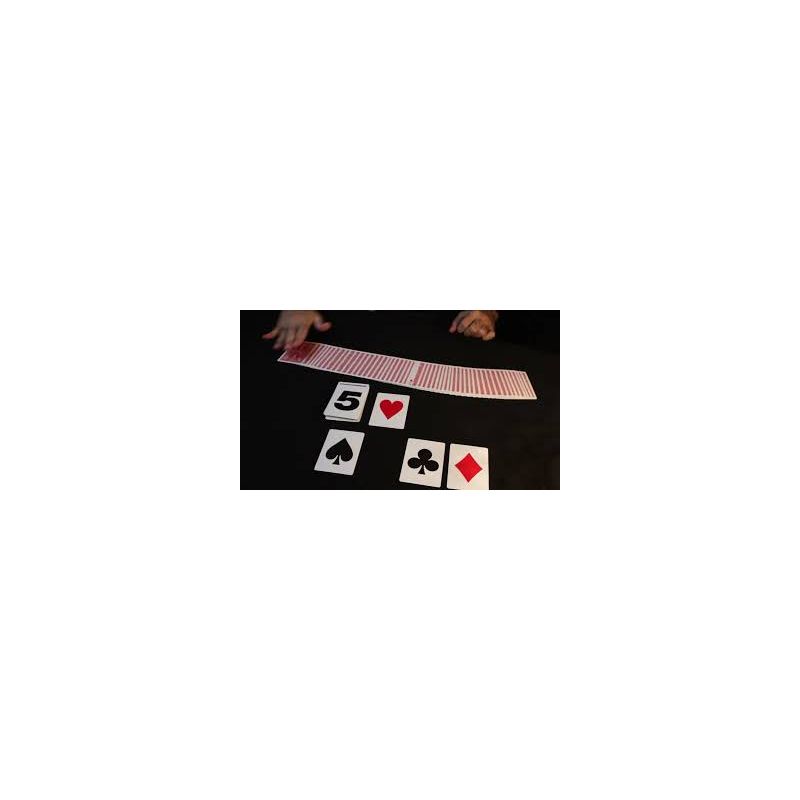 Video Bicycle Special NUMBERS Red Playing Cards (plus 11 Online Effects)