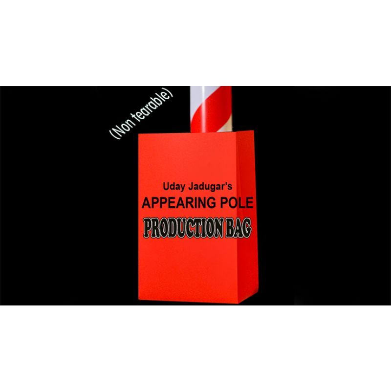 Foto APPEARING POLE BAG RED (Gimmicked / No Tear) by Uday Jadugar - Trick