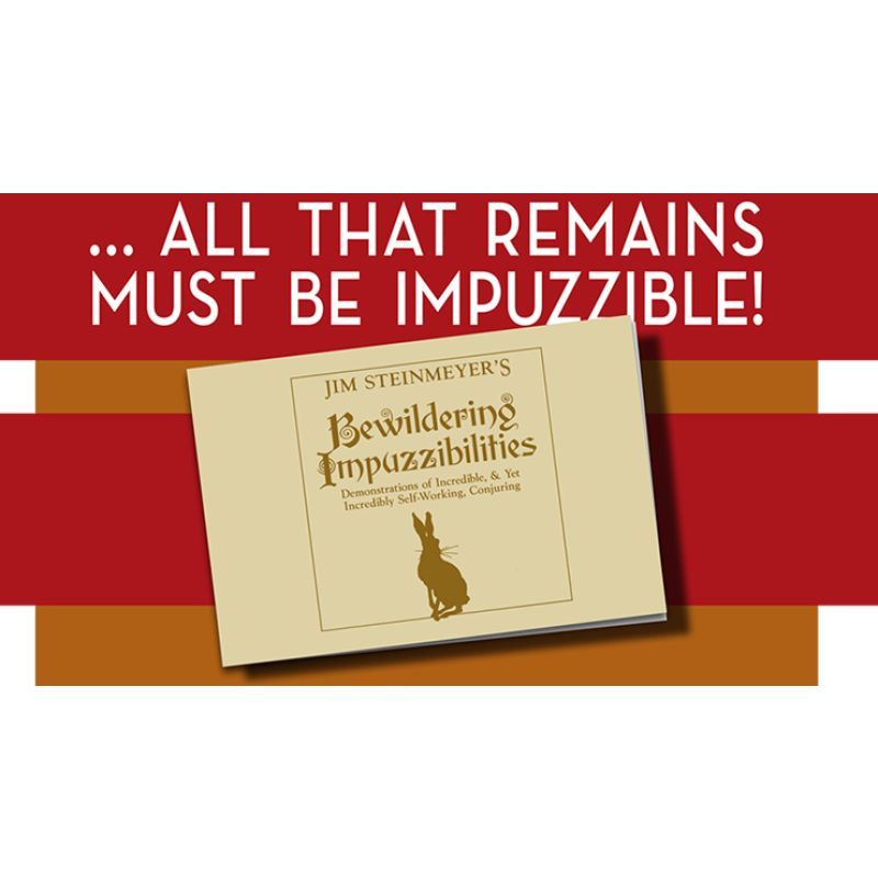 Foto Bewildering Impuzzibilities by Jim Steinmeyer - Book