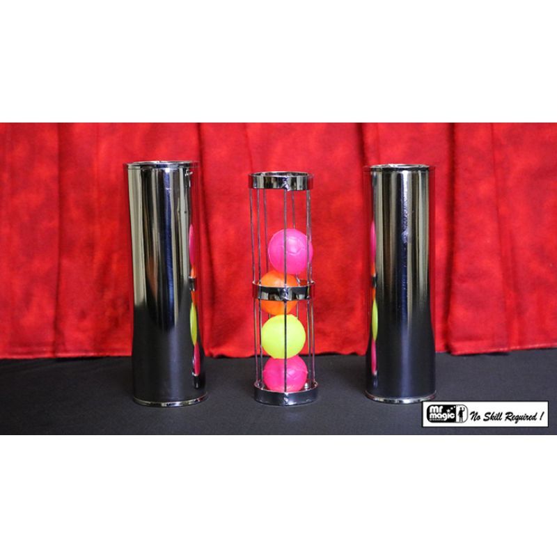 Foto Cage and Cylinder Mystery (Brass) by Mr. Magic - Trick