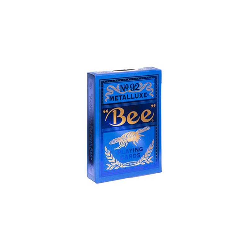 Foto Bee Blue MetalLuxe Playing Cards by US Playing Card (VT)