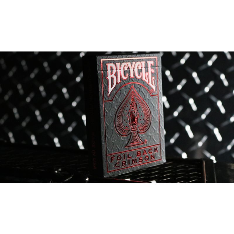 Foto Bicycle Rider Back Crimson Luxe (Red) Version 2 by US Playing Card Co