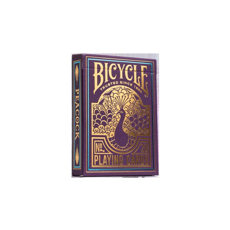 Foto Bicycle Purple Peacock Playing Cards by US Playing Card Co (VT)