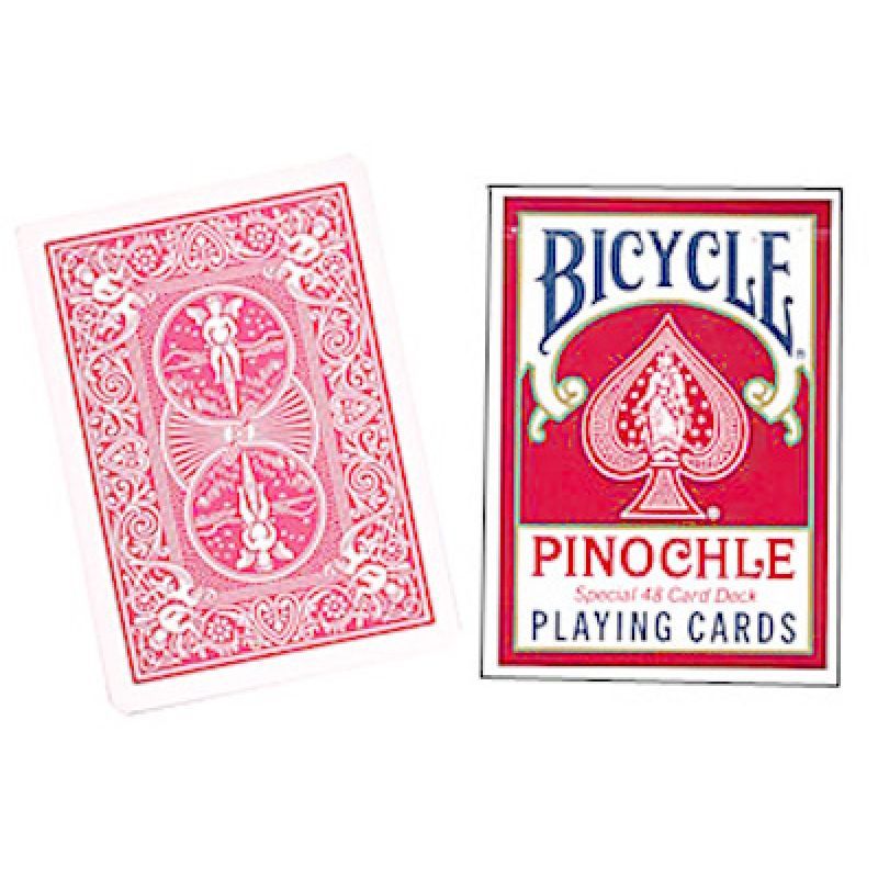 Foto Cards Bicycle Pinochle Poker-size (Red)