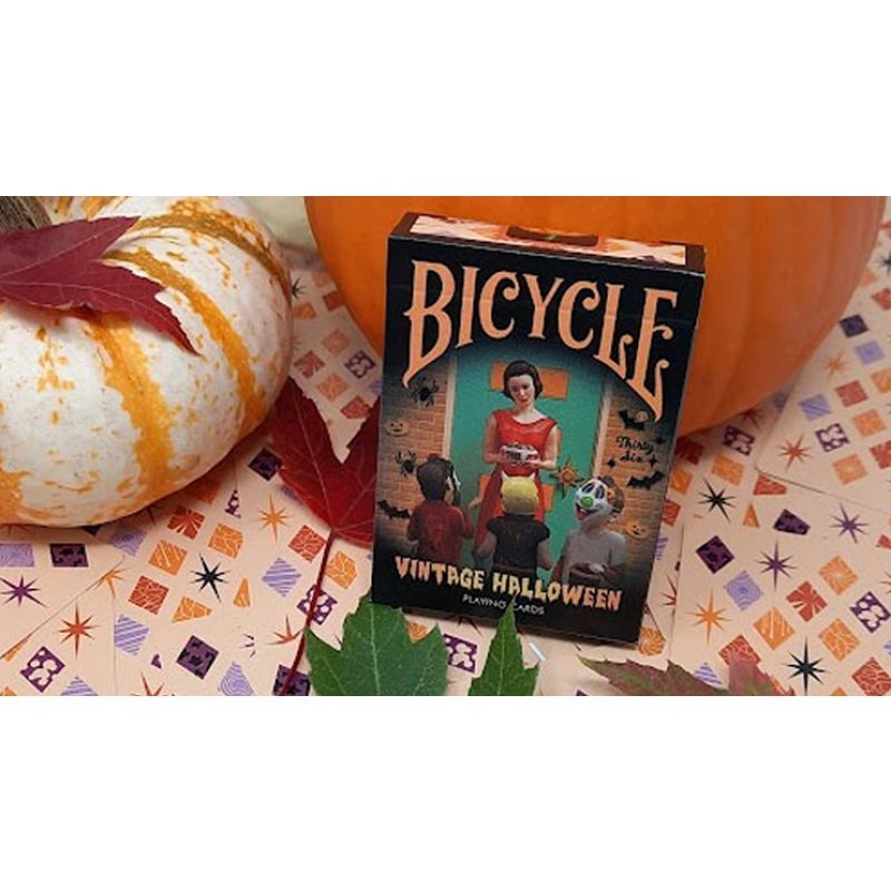 Foto Bicycle Vintage Halloween Playing Cards  by Collectable Playing Cards (VT)