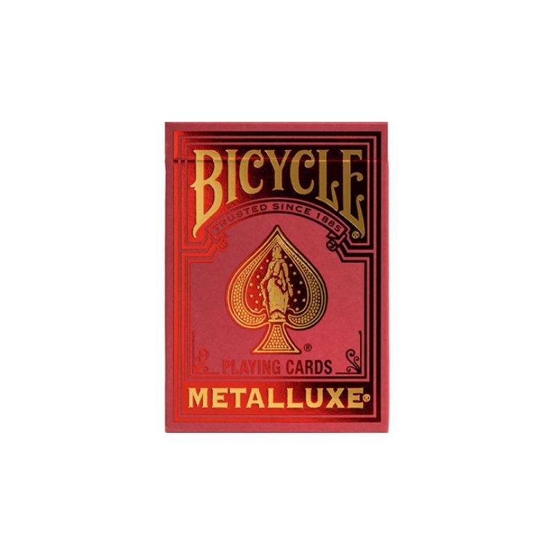 Foto Bicycle Metalluxe Red Playing Cards by US Playing Card Co.