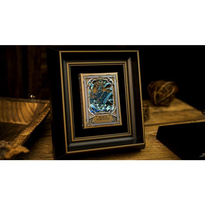 Foto Black Tortoise Luxury Frame by Ark Playing Cards (VT)