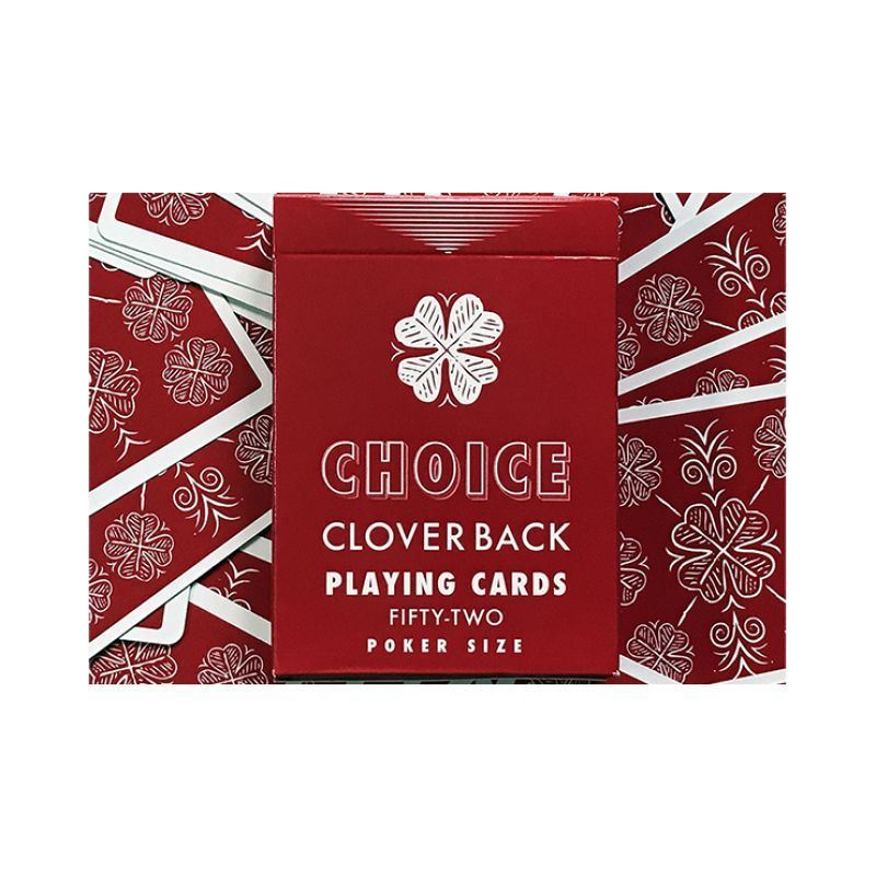 Foto Choice Cloverback (Red) Playing Cards