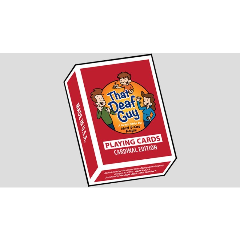Foto That Deaf Guy RED Cardinal Edition Playing Cards