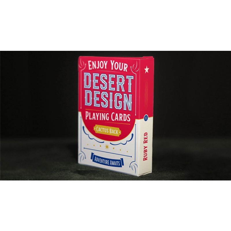 Foto Desert Design (Ruby Red) Playing Cards
