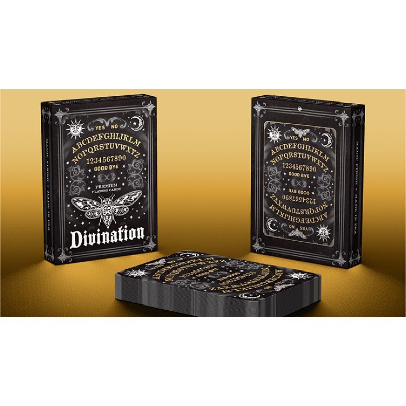 Foto Divination (Black) Playing Cards by Midnight Cards (VT)