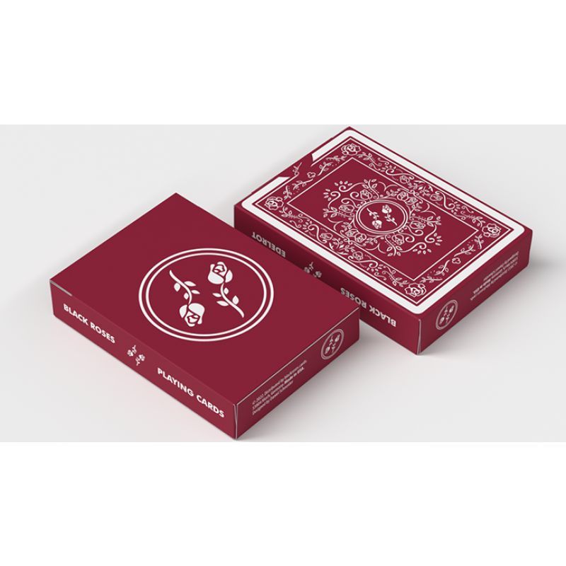 Foto Black Roses Edelrot Playing Cards (Fully Marked)