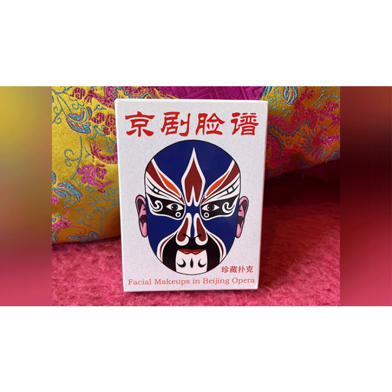 Foto Facial Makeups in Beijing Opera Playing Cards