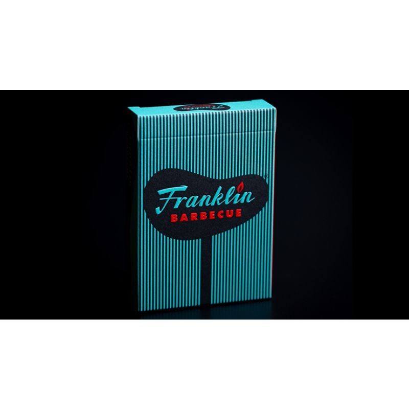 Foto FRANKLIN BBQ RETRO BLACK PLAYING CARDS