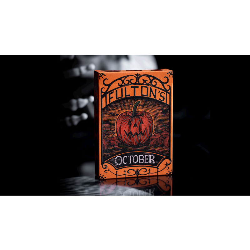 Foto OCTOBER V2 PUMPKIN ORANGE PLAYING CARDS