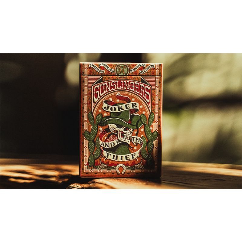 Foto Gunslingers Poker (Red) Playing Cards