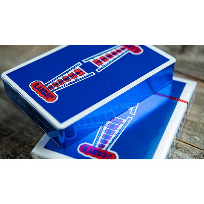 Foto Gilded Vintage Feel Jerry's Nuggets (Blue) Playing Cards (VT)