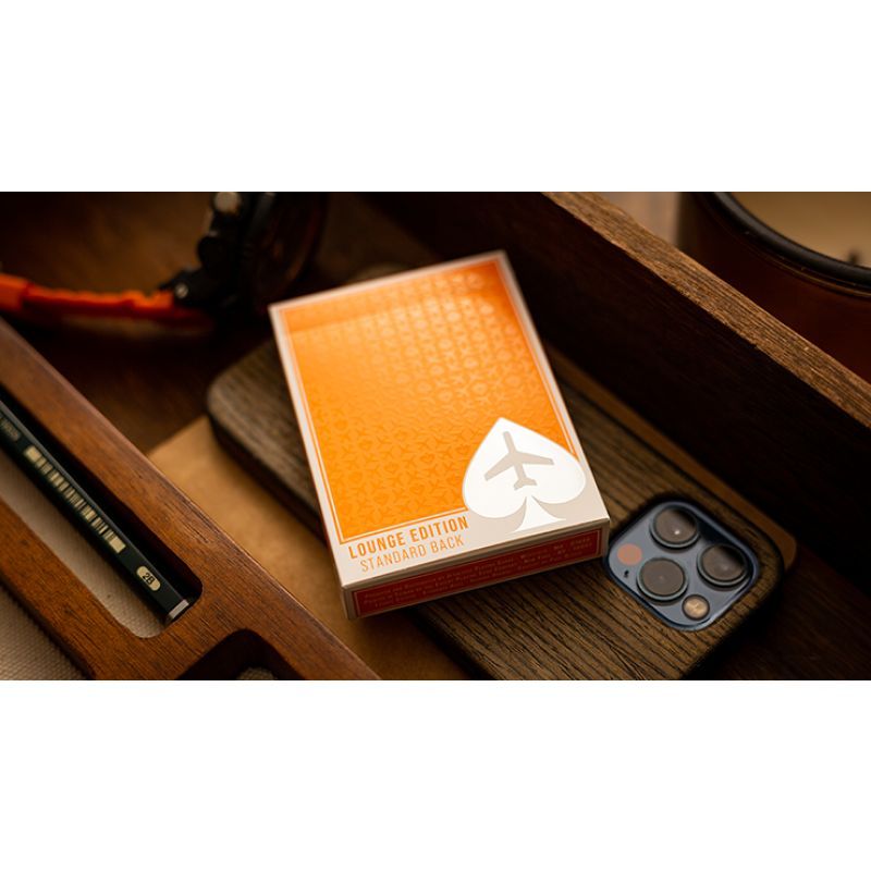 Foto Lounge Edition in Hangar (Orange)  by Jetsetter Playing Cards