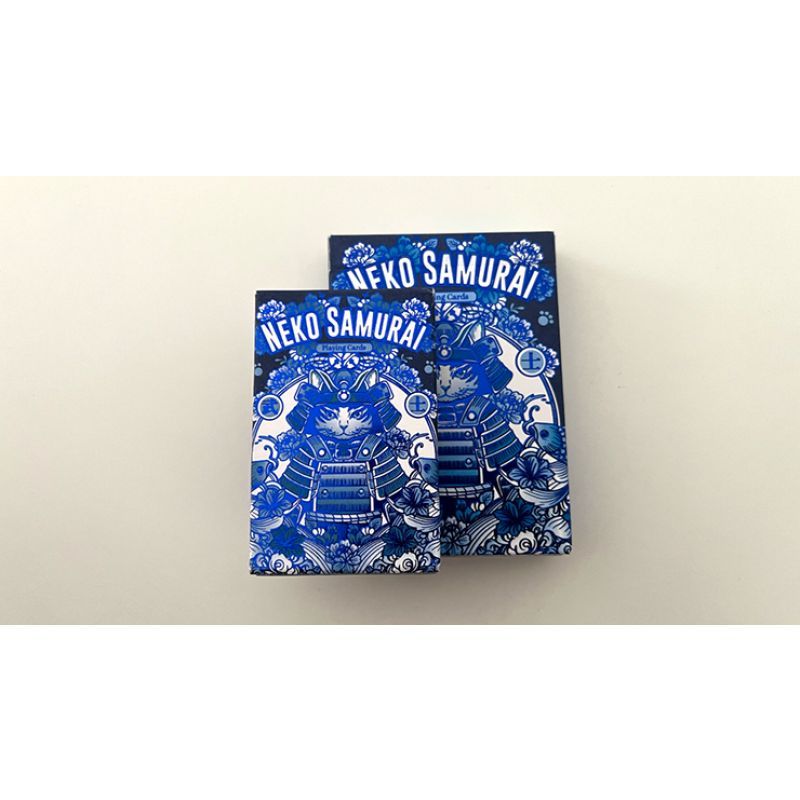 Foto Neko Samurai (Mini Blue) Playing Cards