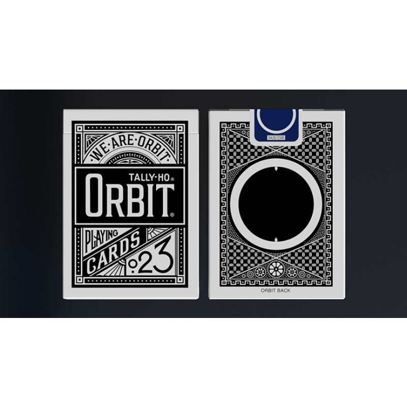Foto Orbit Tally Ho Circle Back (Black) Playing Cards