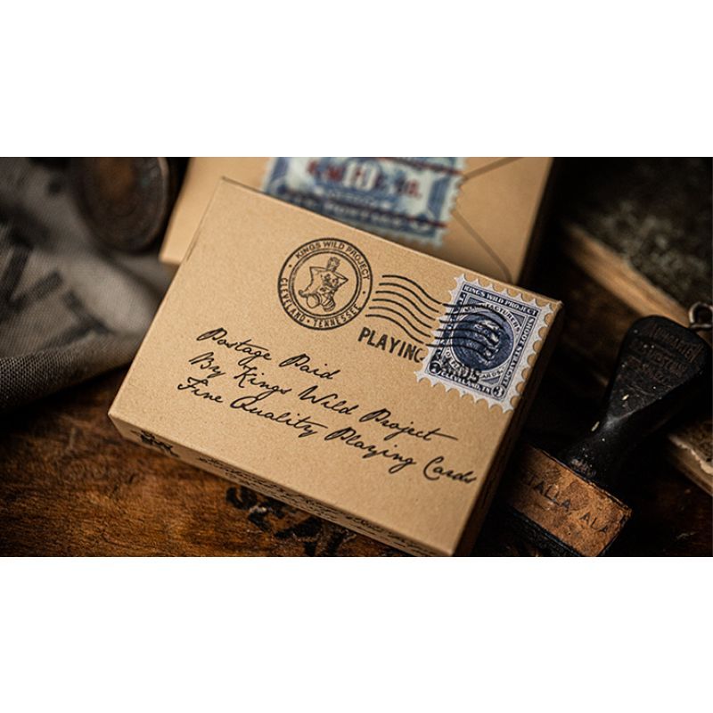Foto Postage Paid Blue Edition Playing Cards by Kings Wild Project Inc.