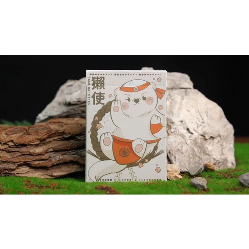 Foto Samurai Otter Playing Cards - Hono Edition (Standard red) Playing Cards