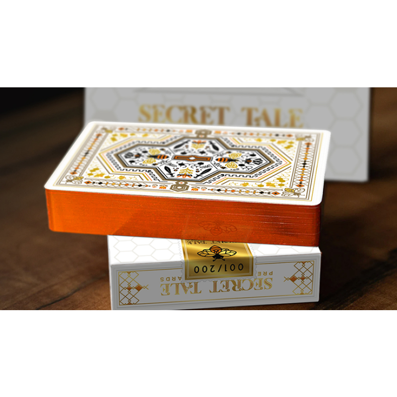 Foto Secret Tale Ragnar MINI White Bee Playing Cards