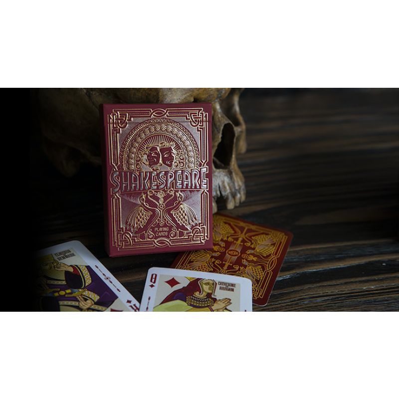 Foto Shakespeare (Burgundy) Playing Cards