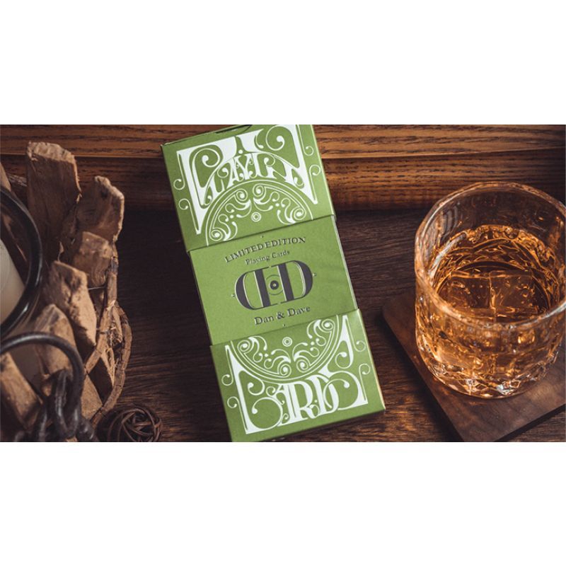 Foto Smoke & Mirrors V8, Green (Deluxe) Edition Playing Cards by Dan & Dave (VT)