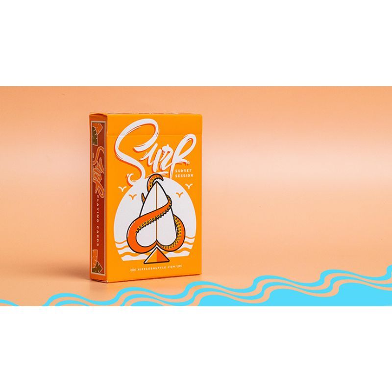 Foto Surfboard V2 Playing Cards by Riffle Shuffle