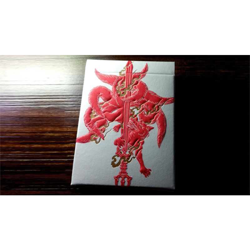 Foto Sumi Kitsune Tale Teller (Craft Letterpressed Tuck) Playing Cards by Card Experiment (VT)