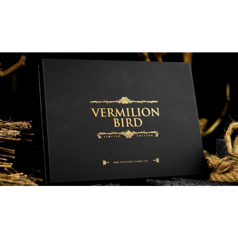 Foto Vermilion Bird Black Gold Box Set by Ark Playing Cards