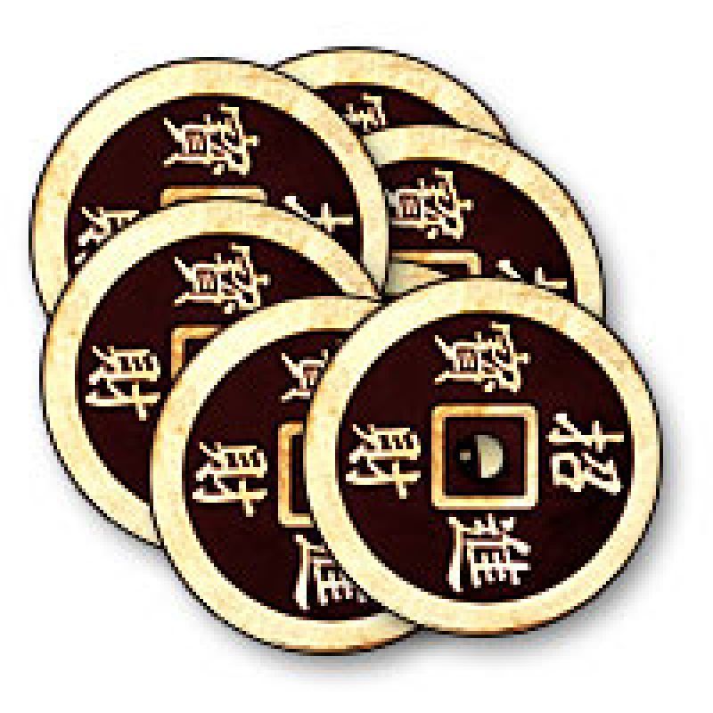 Foto Chinese Half Dollar (Black) Coin - Trick