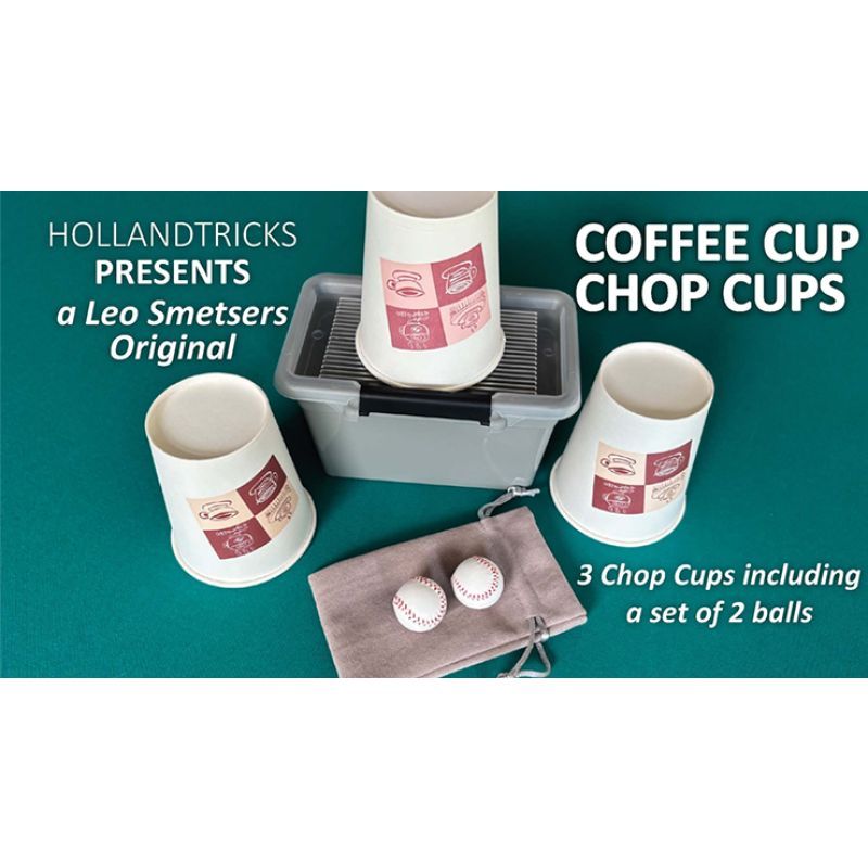 Foto Coffee Cup Chop Cup (3 cups and 2 balls) by Leo Smetsers - Trick