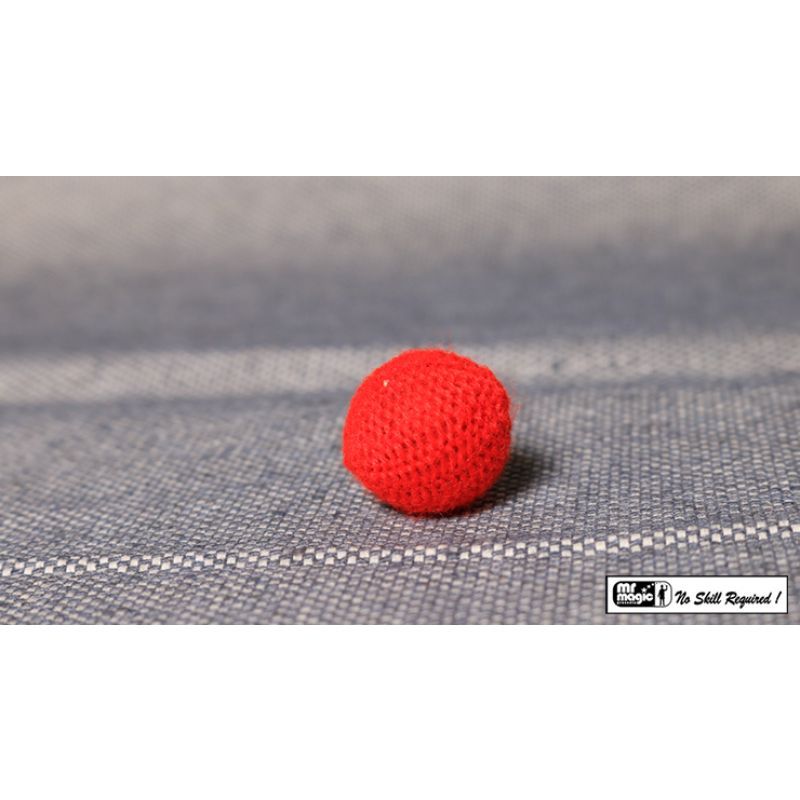 Foto Crochet Ball .75 inch Single (Red) by Mr. Magic - Trick