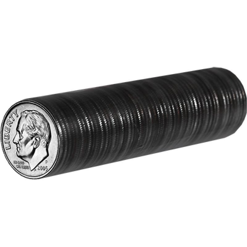Foto U.S. Dimes, ungimmicked roll of 50 coins