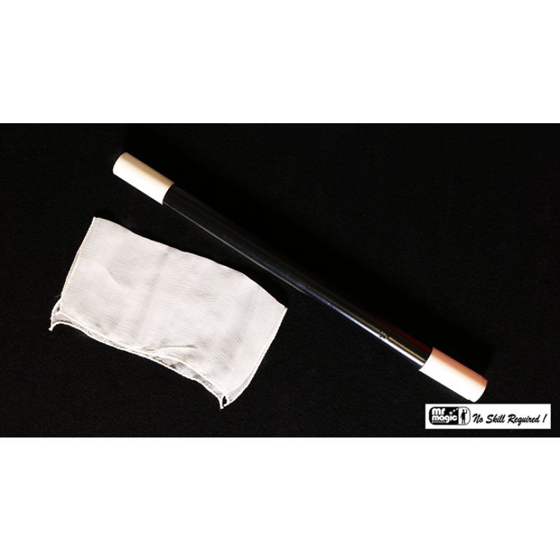 Foto Flash Silk Vanishing Wand by Premium Magic - Trick