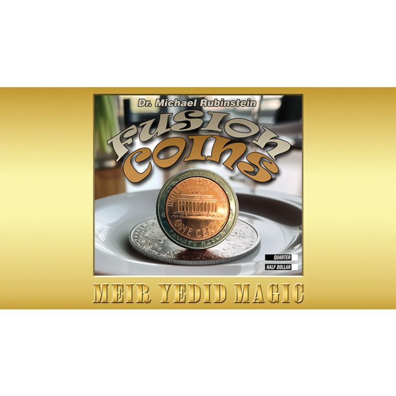 Foto Fusion Coins Half Dollar (Gimmicks and Online Instructions) by Dr. Michael Rubinstein