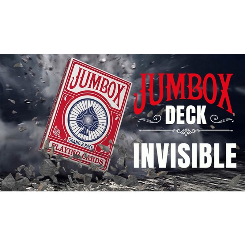 Foto Jumbox Invisible Deck (Red) by Magic Dream