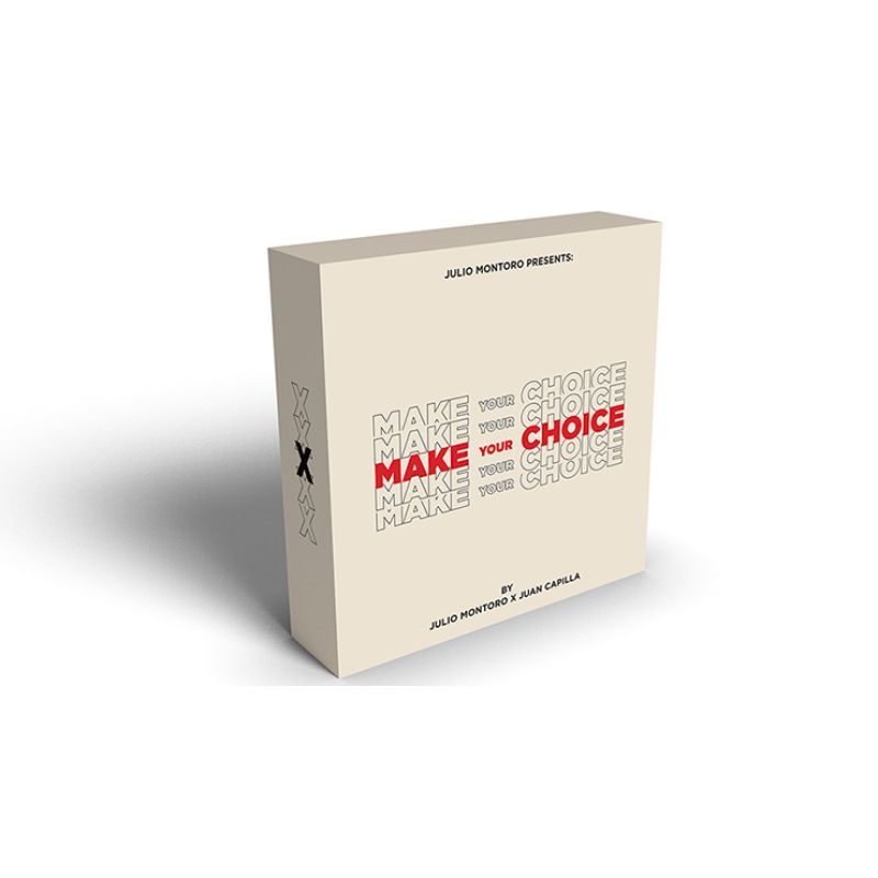 Foto MAKE YOUR CHOICE (Gimmicks and Online Instruction) by Julio Montoro and Juan Capilla  - Trick