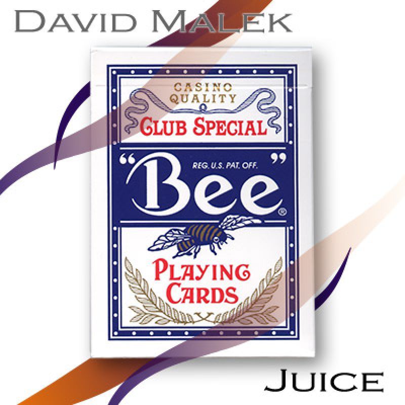 Foto Marked Deck (Blue Bee Style, Juice) by David Malek - Trick