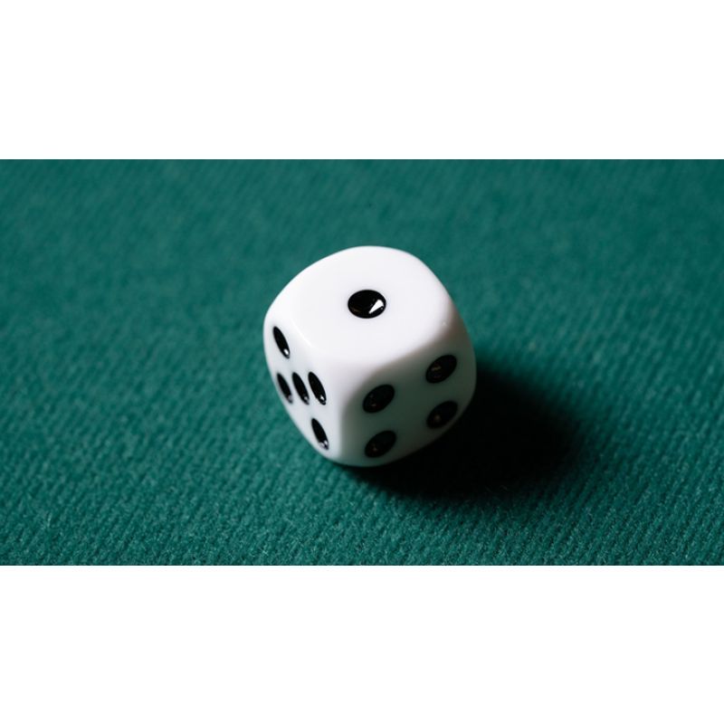 Foto REPLACEMENT DIE WHITE (GIMMICKED) FOR MENTAL DICE by Tony Anverdi - Trick