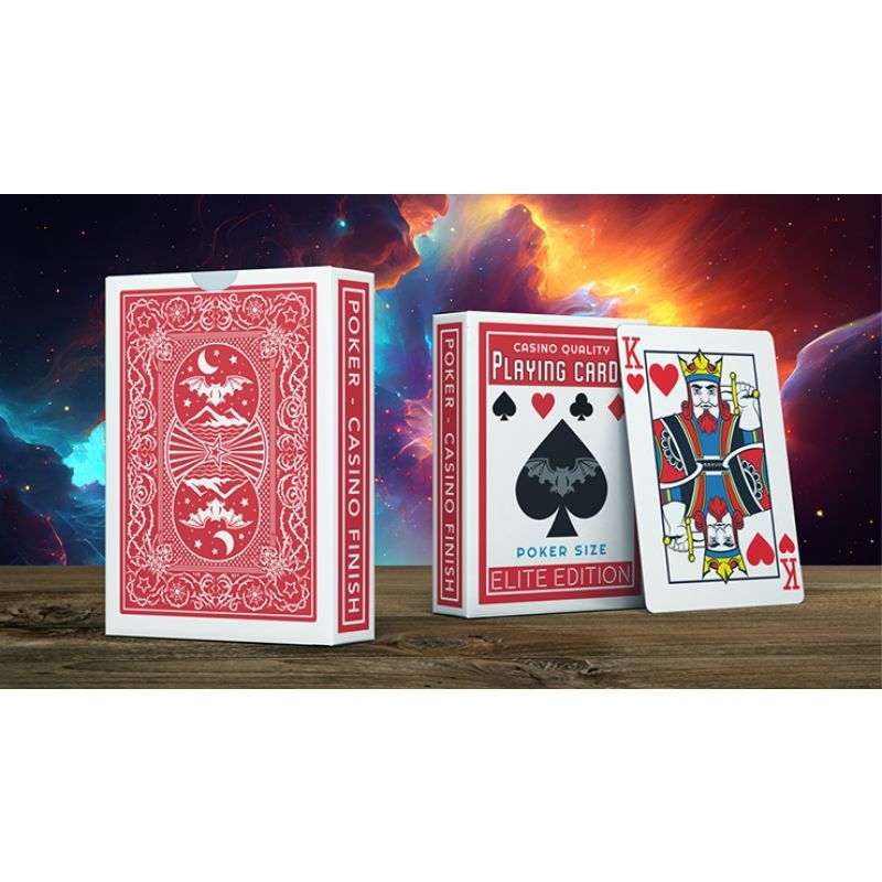 Foto Elite Night Flight (Red) Marked Playing Cards by Steve Dela (VT)