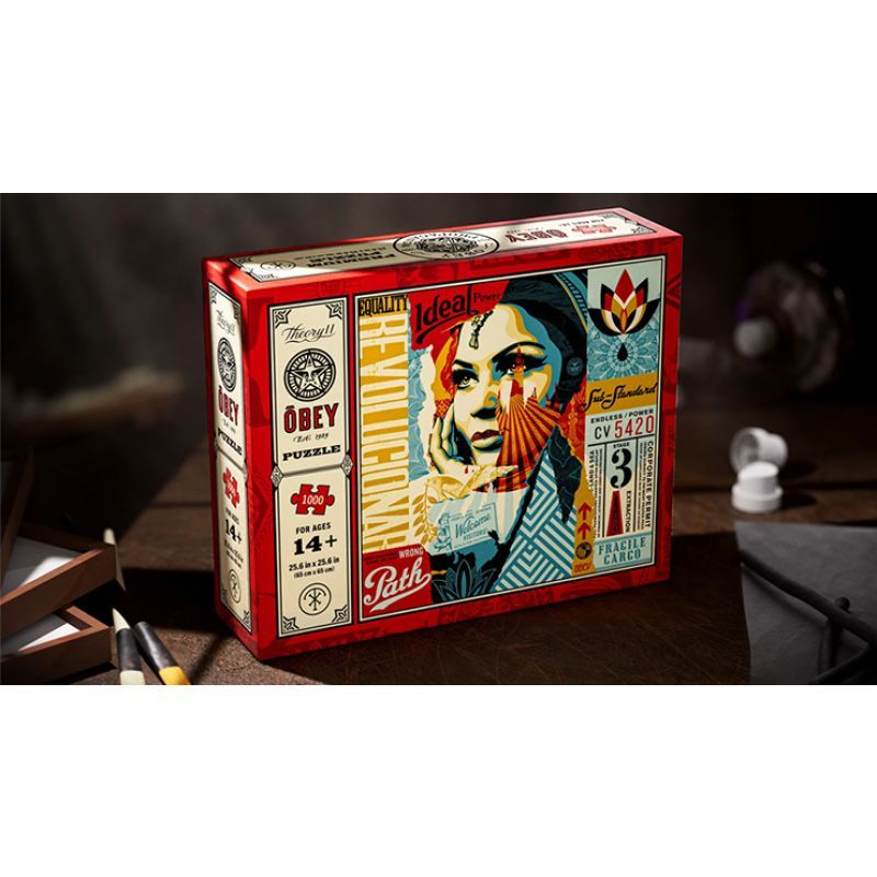 Foto OBEY Jigsaw Puzzle by theory11