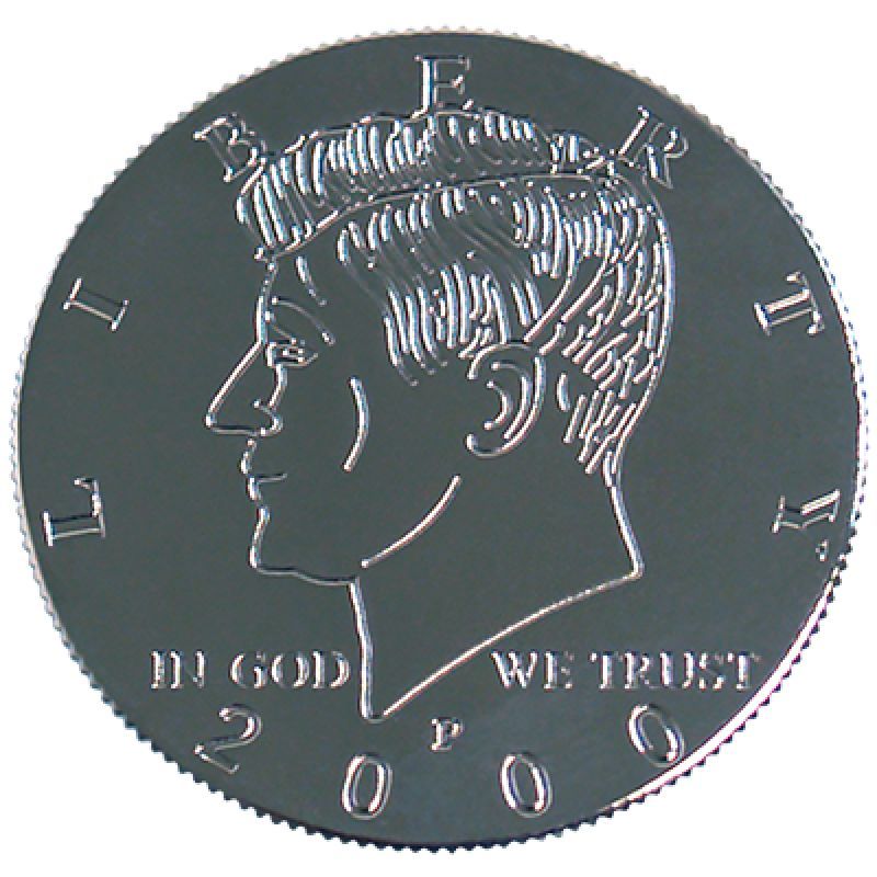 Foto Kennedy Palming Coin (Half Dollar Sized) by You Want It We Got It - Trick (VT)