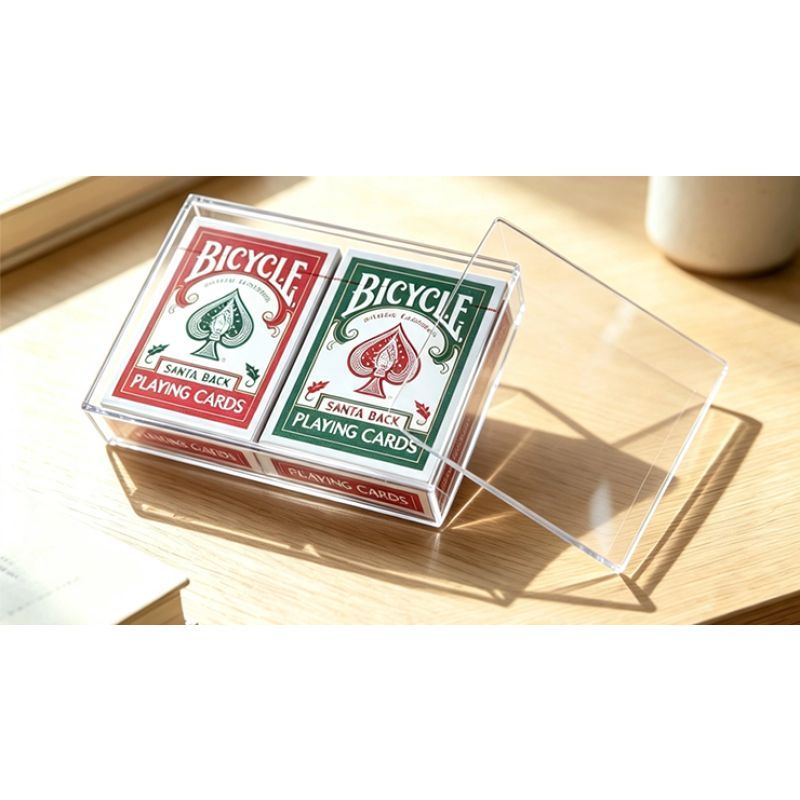 Foto Plexiglass Card Case (2 Deck Case) by MS Magic