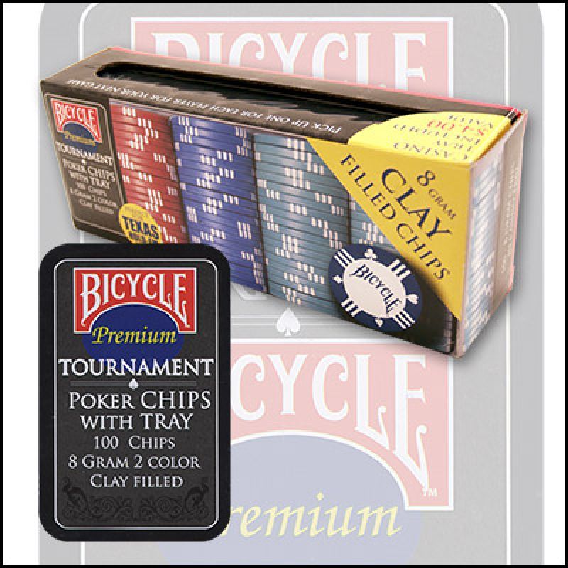 Foto Bicycle Clay Poker Chip Set: 100 Count