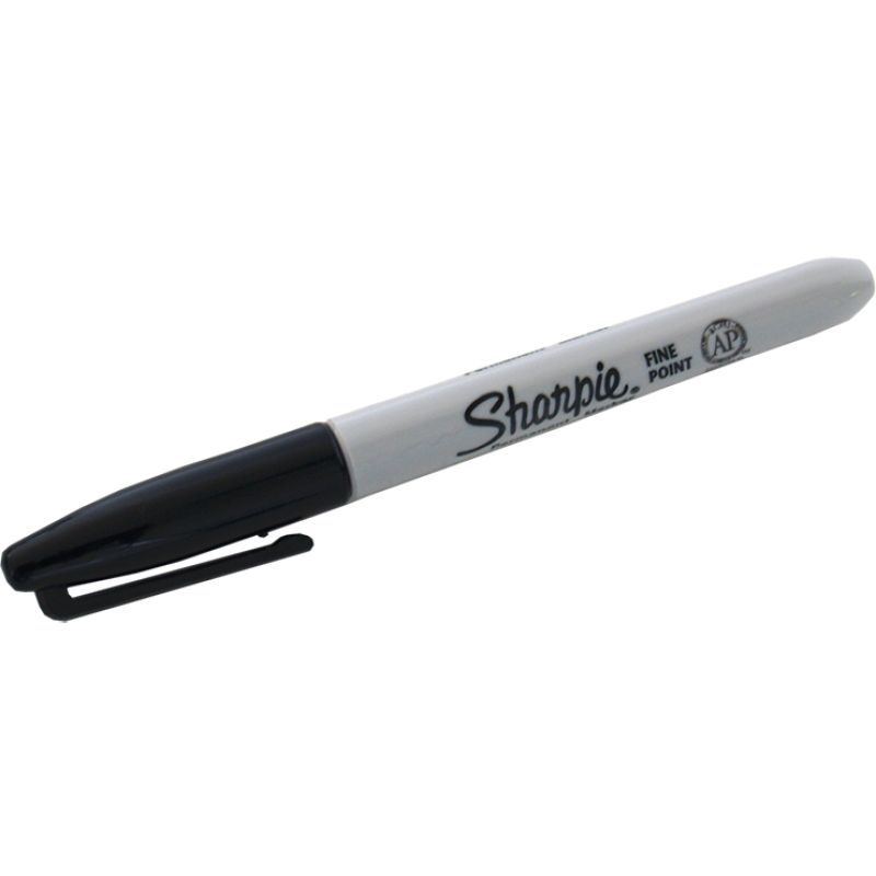 Foto (Ungimmicked) Fine-Tip Sharpie (Black) box of 12 by Murphy's Magic Supplies - Trick
