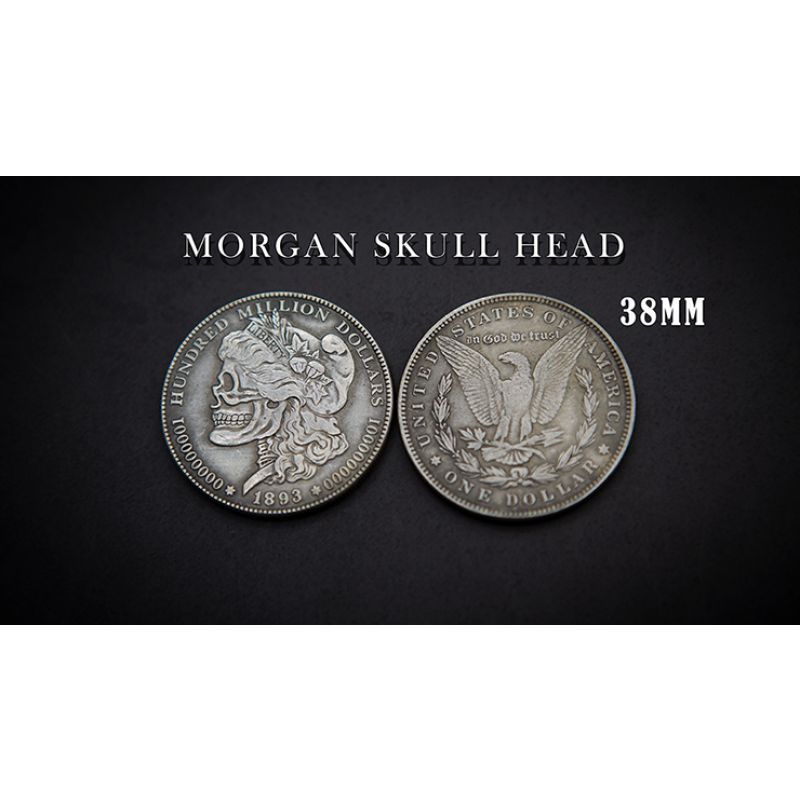 Foto MORGAN SKULL HEAD COIN by Men Zi  Magic