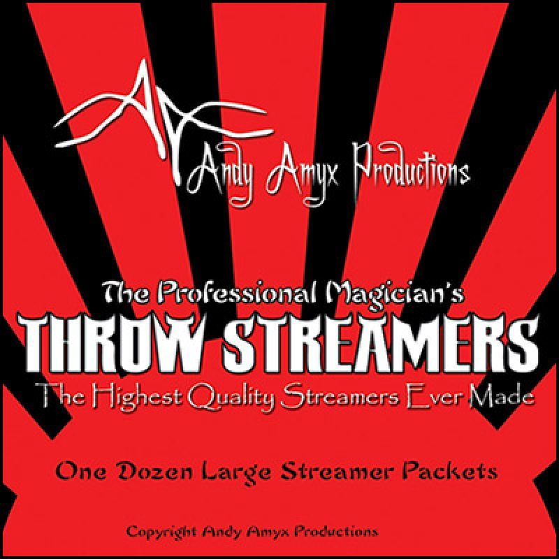 Foto Throw Streamers WHITE by Andy Amyx( 1dozen=1 unit)- Trick